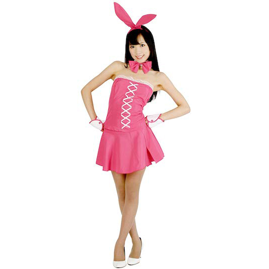 Pink Bunny Girl Costume
