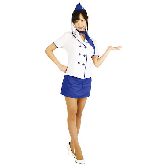 Attention Please Stewardess Cosplay Costume