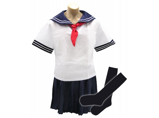 Otoko no Ko Crossdresser Cosplayer Sailor Schoolgirl Uniform