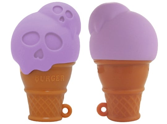 Skull Babe Ice Cream Cone Vibrator