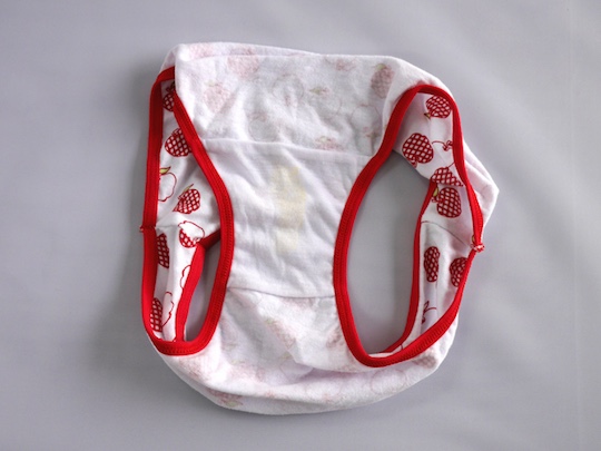 Junior High School Student Stained Used Panties