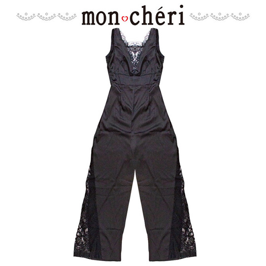 Mon Cheri Roomwear Classy Black Playsuit