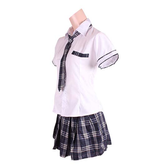 Check Skirt Older Sister Type Classic School Uniform