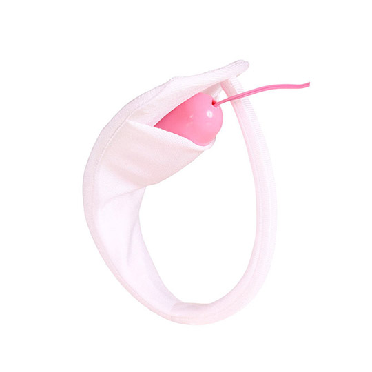 Do You Want More? C-String with Vibrator Pocket