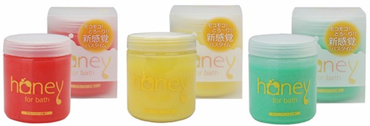 Honey Bath Aroma Bubble Gel Pot Set