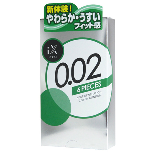 iX 0.02 mm Condoms (6 Pack)