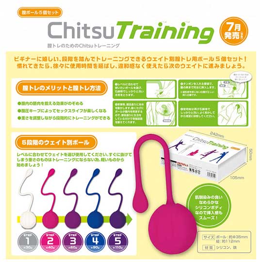 Chitsu Training Kegel Weights