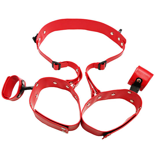 Humiliation Game Full-View Restraints Red