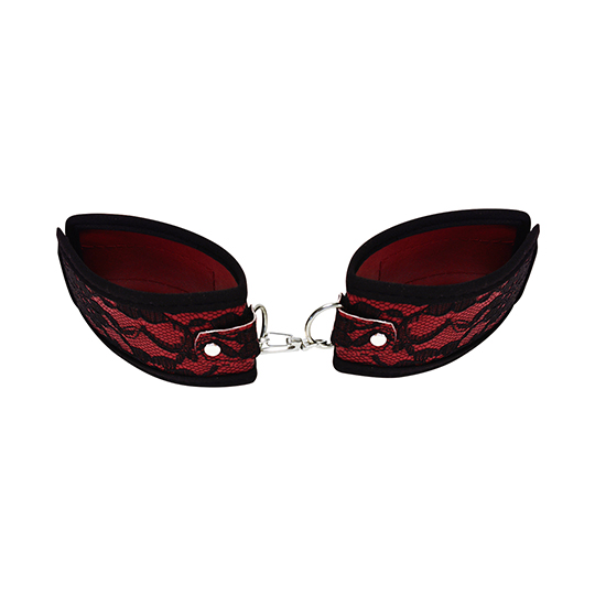 Luxury Lace Bondage Couple Set (Blindfold + Handcuffs)