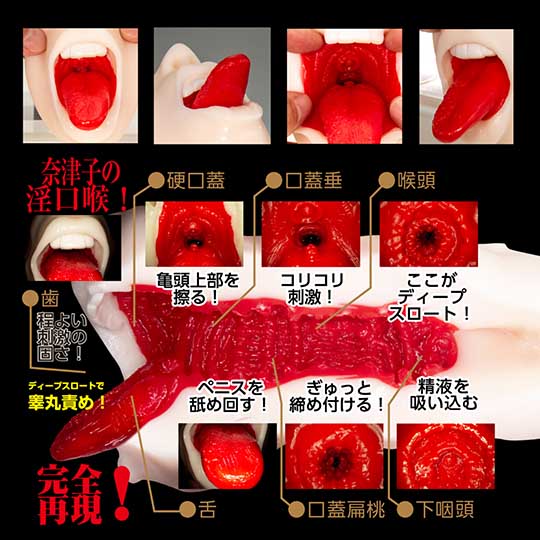 Geki-fera Tongue Technique Blowjob Natsuko Mishima Onahole