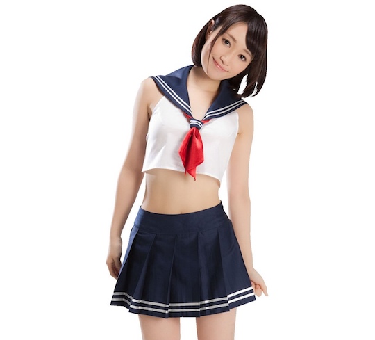 Japanese Sailor Schoolgirl Uniform Short