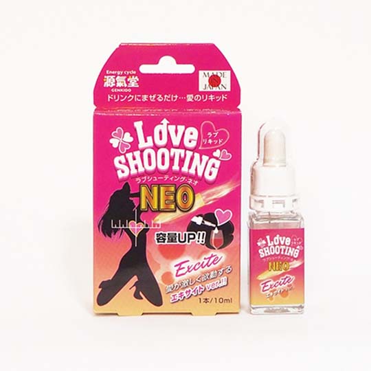 Love Shooting Neo Excite Drops - Aphrodisiac drink for women - Kanojo Toys