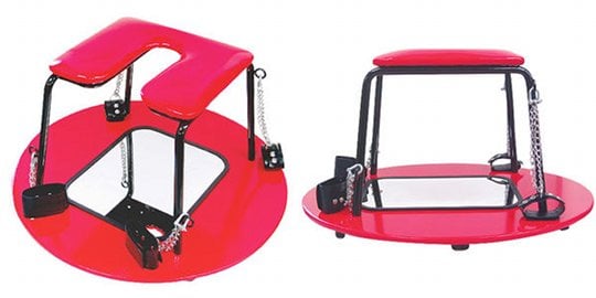 Ryojoku S&M Punishment Chair - Back or backless BDSM slave seat - Kanojo Toys