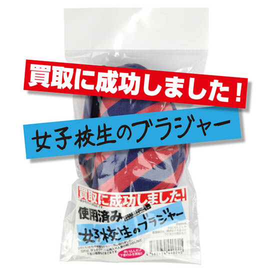 Used Bra Sold by Japanese Schoolgirl - Worn underwear fetish item - Kanojo Toys