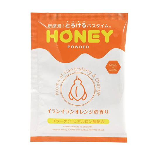 Honey Powder Aroma of Ylang-Ylang & Orange - Bathwater lubricant - Kanojo Toys