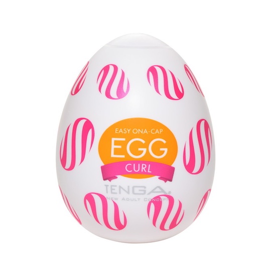 Tenga Egg Curl - Discreet masturbator toy - Kanojo Toys