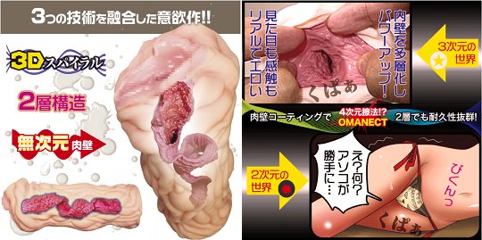 Gucho Monster G Wet Vagina Meiki - G-spot spiral onahole masturbator - Kanojo Toys