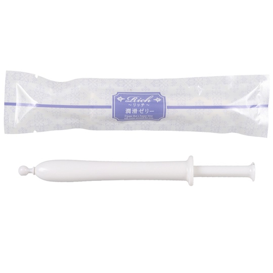 Rich Lubricating Jelly Lube Syringes for Women - Syringe-style female lubricant - Kanojo Toys
