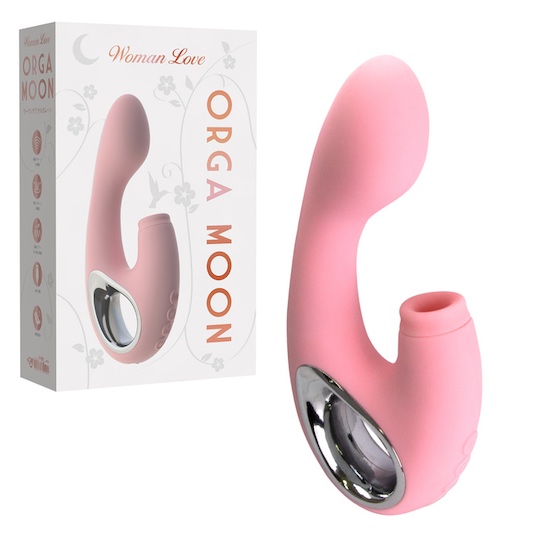 Orga Moon Sucking Vibrator - Vibrating dildo for clitoris, vagina, nipples - Kanojo Toys