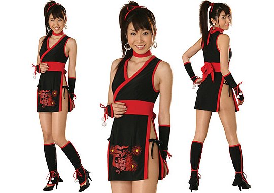 Ninja Princess Cosplay Set - Japanese female warrior costume - Kanojo Toys