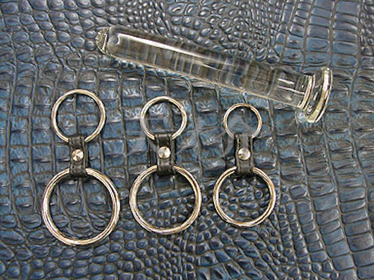 Metal Lock Cock Rings - BDSM penis restraint - Kanojo Toys