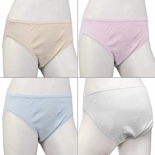 Full-Back Panties Set (10 Pairs) - Japanese girl underwear mega-pack - Kanojo Toys