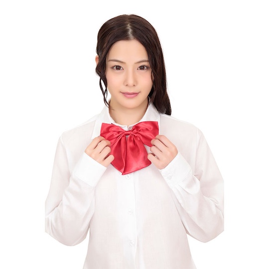 Red Schoolgirl Bow - School student costume item - Kanojo Toys