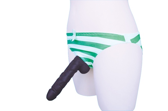 Open Crotch Stripy Panties for Otoko no Ko - Cute striped underwear for male crossdressers - Kanojo Toys
