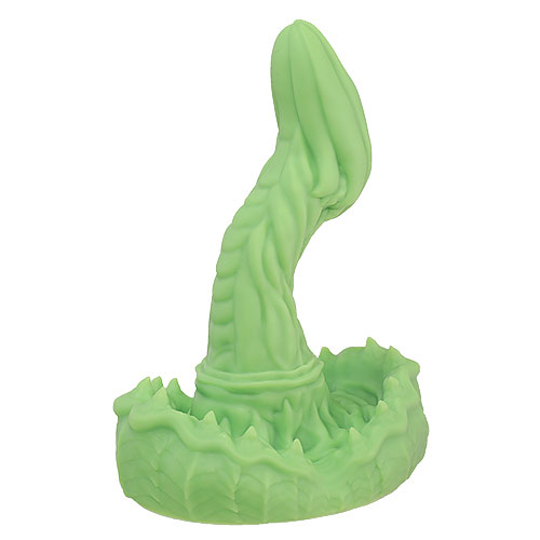 Amazing Beasts Mimic Dragon Green Dildo - Monster-inspired silicone cock toy - Kanojo Toys