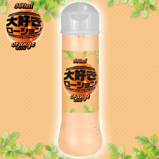 My Favorite Lubricant Orange (Big) - Sensual scented lube - Kanojo Toys