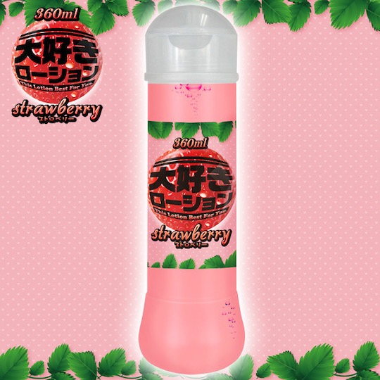 My Favorite Lubricant Strawberry (Big) - Sensual scented lube - Kanojo Toys