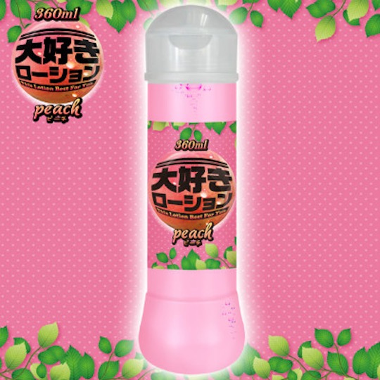 My Favorite Lubricant Peach (Big) - Sensual scented lube - Kanojo Toys