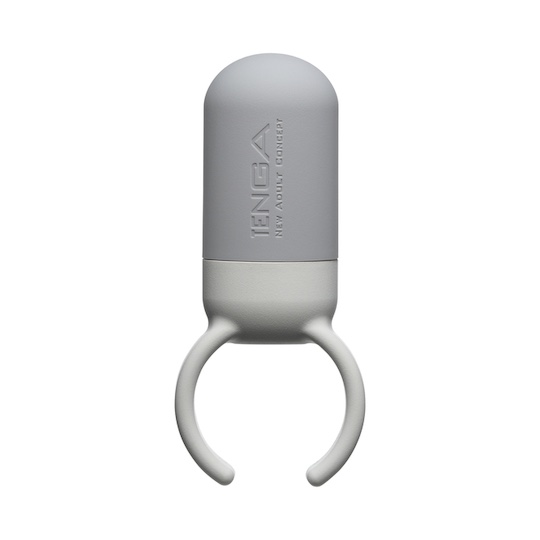 Tenga SVR One Vibe Ring Gray - Wearable vibrating fingering toy - Kanojo Toys