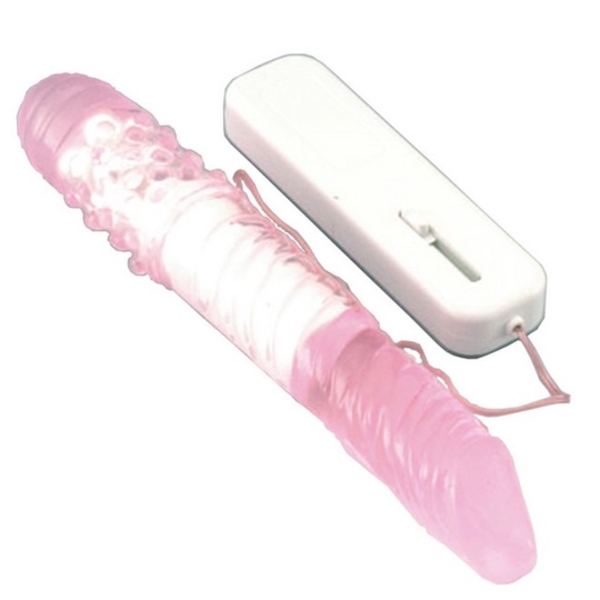 Side-by-Side Double-Ended Vibrating Dildo - Twin cock toy vibrator - Kanojo Toys