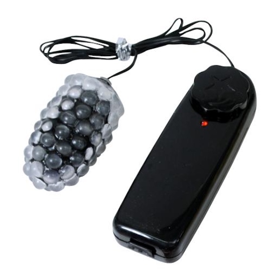 Ibomaru Bumpy Vibe - Egg-shaped vibrator with controller - Kanojo Toys