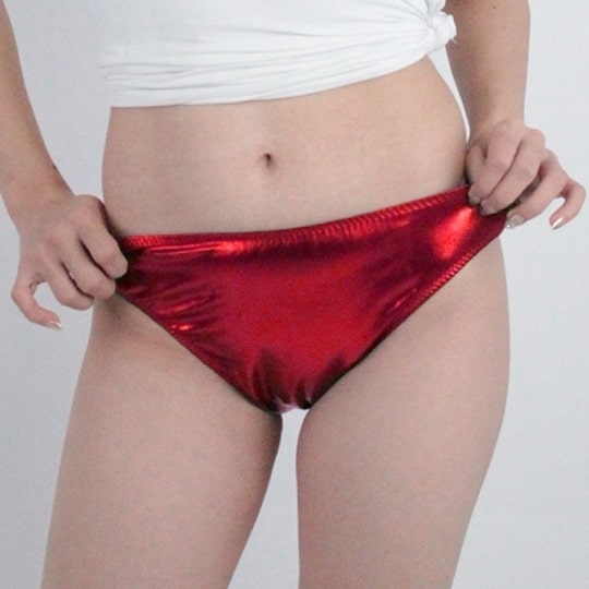 Shiny Stretch Metallic Full-Back Panties - Sexy underwear for girls - Kanojo Toys