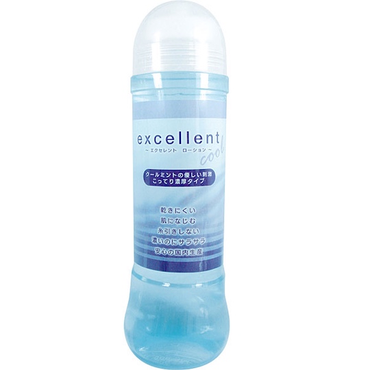Excellent Lotion Cool Mint Thick Lubricant 360 ml - High-quality Japanese lube - Kanojo Toys