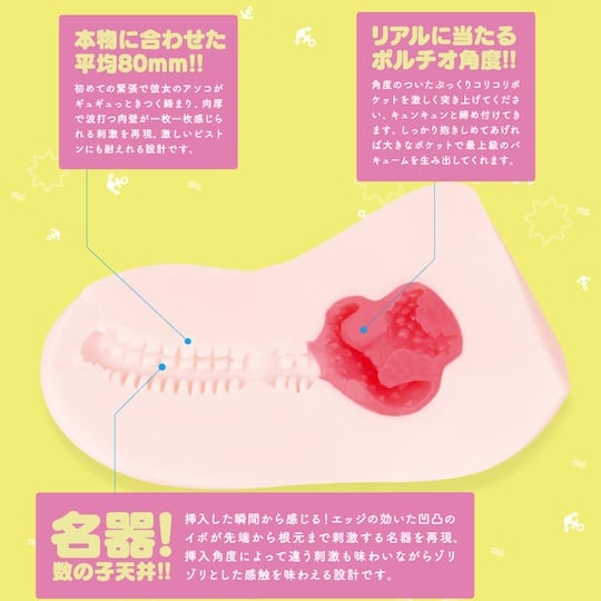 Hon-Mono Kazunoko Onahole - Realistic Japanese pocket pussy masturbator - Kanojo Toys