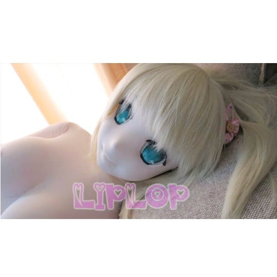 Lip Lop Love Doll with Blue Eyes - Cute anime-style life-size cloth sex doll - Kanojo Toys