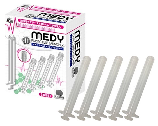 Medy Plastic Lube Launcher Set - Lubricant syringe pack - Kanojo Toys