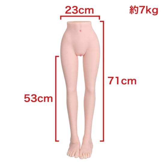 Beautiful Legs and Hips Doll - Thighs with double hole - Kanojo Toys