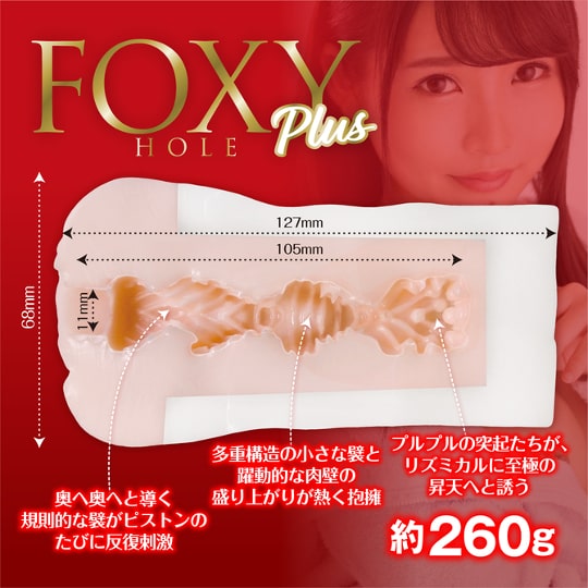 Foxy Hole Plus Aoi Kururugi Onahole - JAV actress Japanese porn star pussy clone masturbator - Kanojo Toys