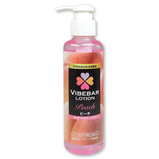 Vibe Bar Lotion Peach Lubricant - Lube by women, for women - Kanojo Toys