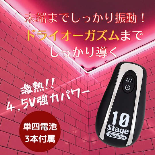 Back Fire 10 Anus Base Vibrator - Powered anal plug toy - Kanojo Toys