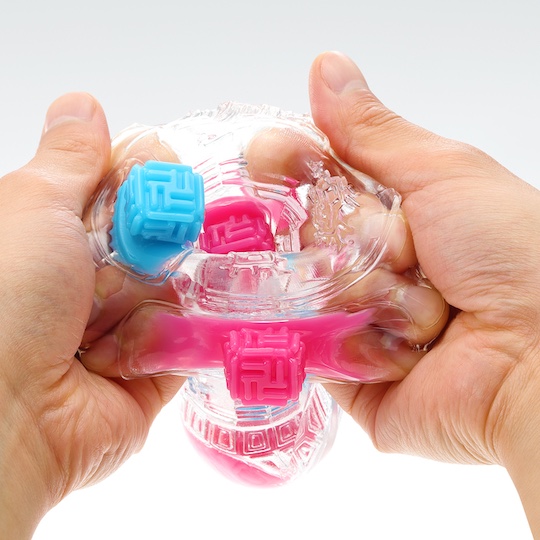 Tenga Bobble Crazy Cubes - Masturbation sleeve with integrated cubes - Kanojo Toys