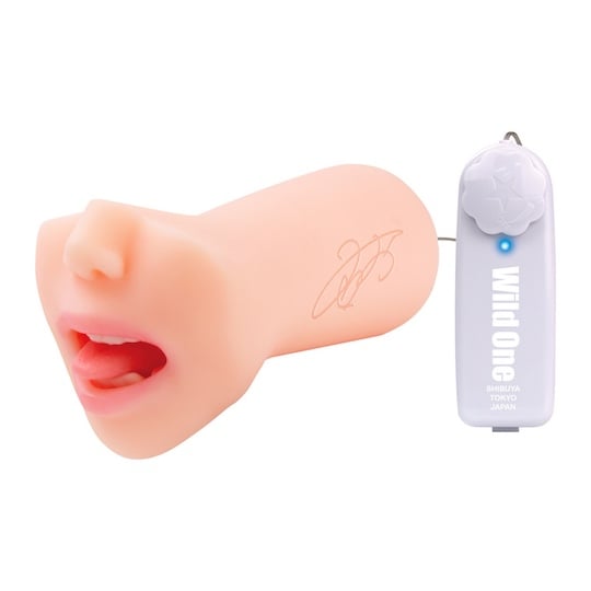 Mio Kimijima Blowjob by a Goddess Mouth Masturbator - Vibrating tongue onahole toy - Kanojo Toys