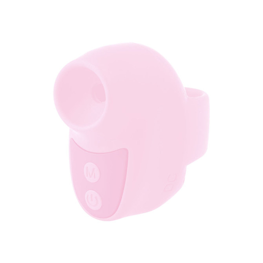 Orga Pod Handy Pink Vibrator - Pocket-sized vibe with suction stimulation - Kanojo Toys