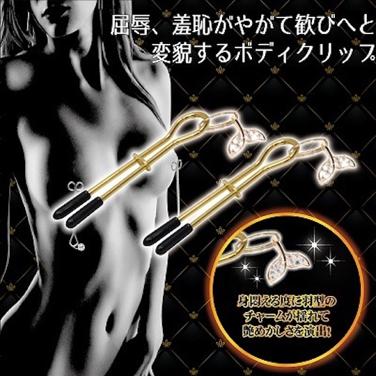 BDSM Body Clip Nipple Clamps 1 - Luxurious breast-pinching toys - Kanojo Toys