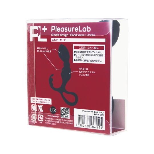 PleasureLab Enema Curve Anal Dildo - Anus and perineum stimulation - Kanojo Toys