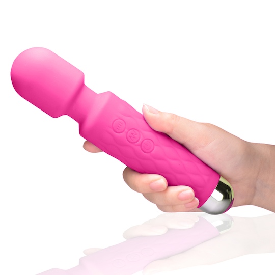 Legendary Denma Wand Massager Vibe Rose - Flexible vibrator toy for women and couples - Kanojo Toys